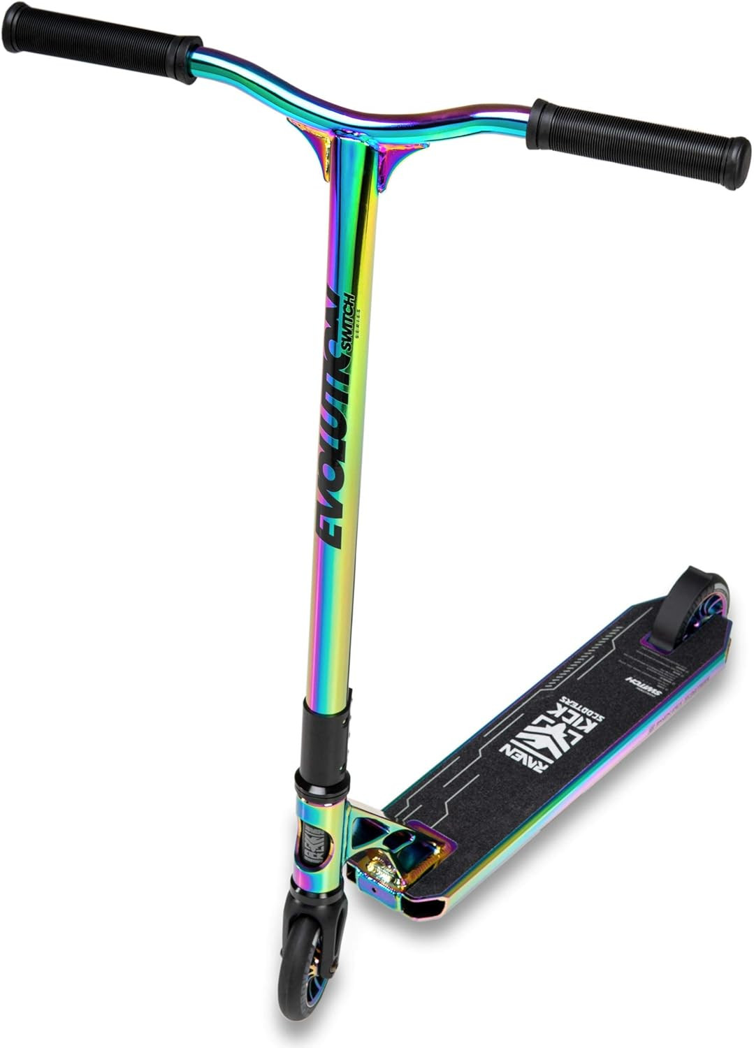 Trottinette freestyle 110mm Evolution Switch en aluminium durable neo chrome - 2