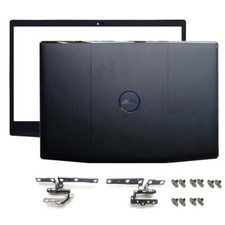 New for Dell G3 15 3590 747KP 15.6in Blue Logo LCD Back Cover Front Bezel Hinges