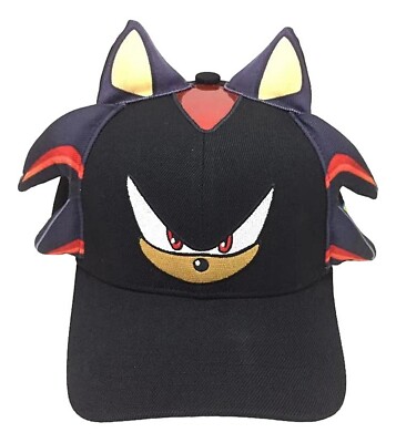 Sonic Hedgehog Shadow 3D Ears Adjustable Snapback Cap/Hat