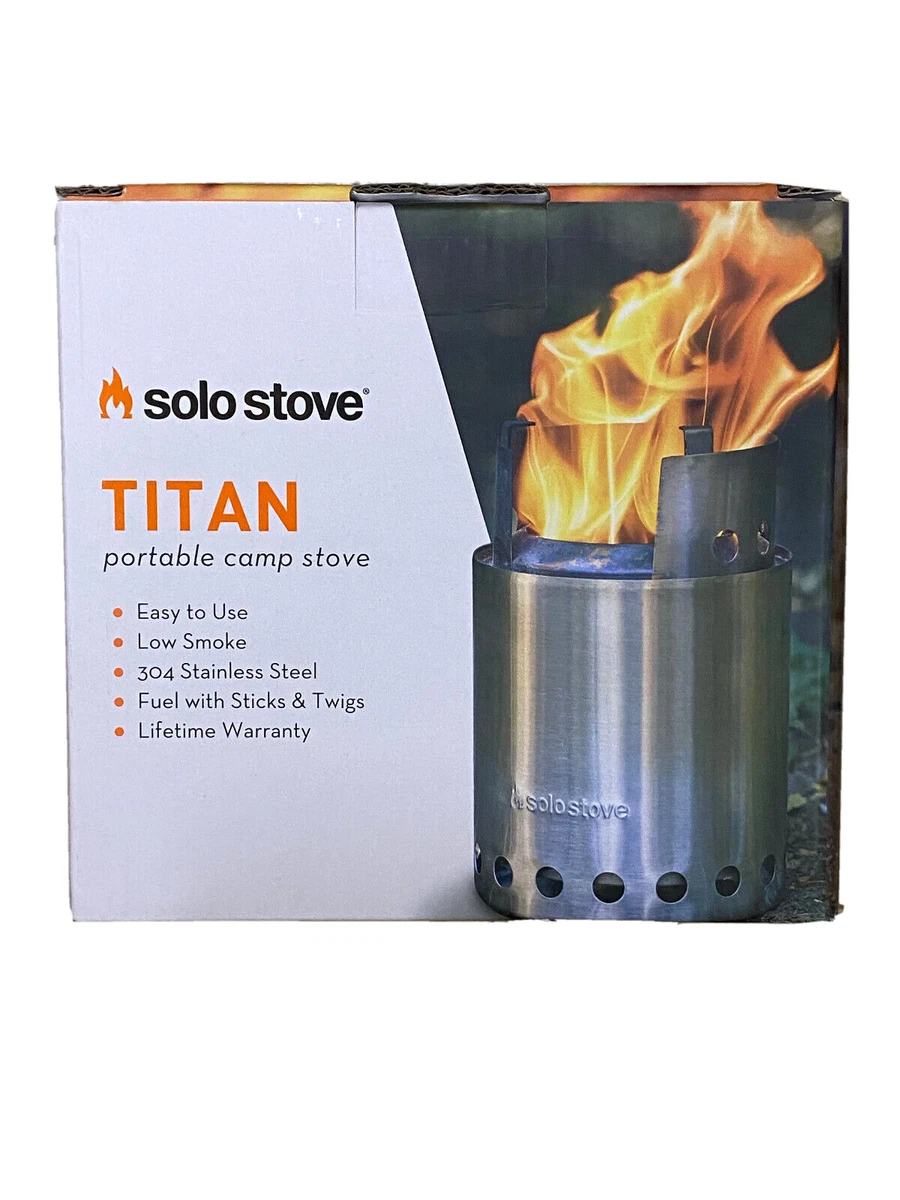 SOLO STOVE TITAN 2-4 PERSON LIGHTWEIGHT WOOD BURNING COMPACT CAMP STOVE  853977008230 | eBay