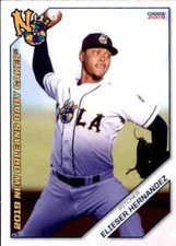 2019 New Orleans Baby Cakes Choice #15 Elieser Hernandez Venezuela Baseball Card