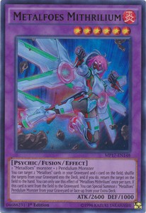 Metalfoes Mithrilium - MP17-EN148 - Ultra Rare - 1st Edition x3 - Near Mint