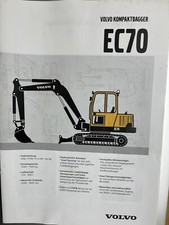 VOLVO Kettenbagger EC70 Prospekt A4
