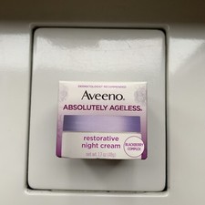 Aveeno Absolutely Ageless Restorative Facial Anti-Aging Night Cream 1.7 Oz
