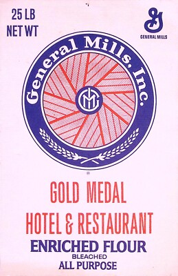 General Mills Gold Medal Hotel Restaurant Flour Paper Ad Flyer 1950s Original