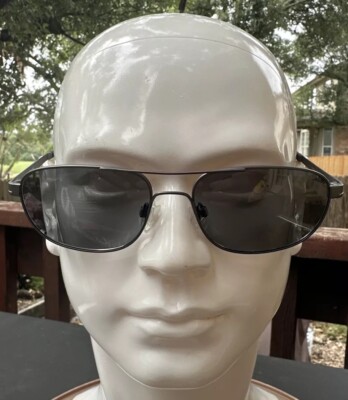 FLEXON SUN 5027P 033 Oval Gunmetal Mens Polarized Sunglasses 58-16-140 