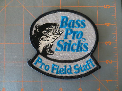 Vintage Mint Fishing Patch - Pro Field Staff - 3 1/2 x 3 1/2 inch