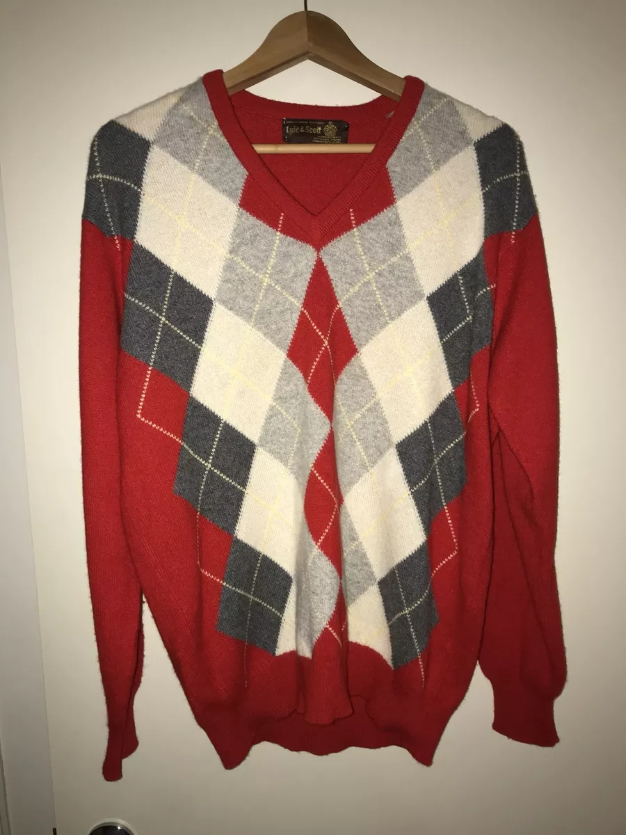Lyle and scott argyle jumper sale