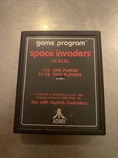 Atari Space Invaders Game Program Cartridge Video Games