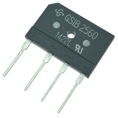 [10pcs] GSIB2560 Bridge Rectifier 800V 3A SIL4