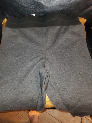 INC International Concepts High Rise Long Leggings sz Small Gray