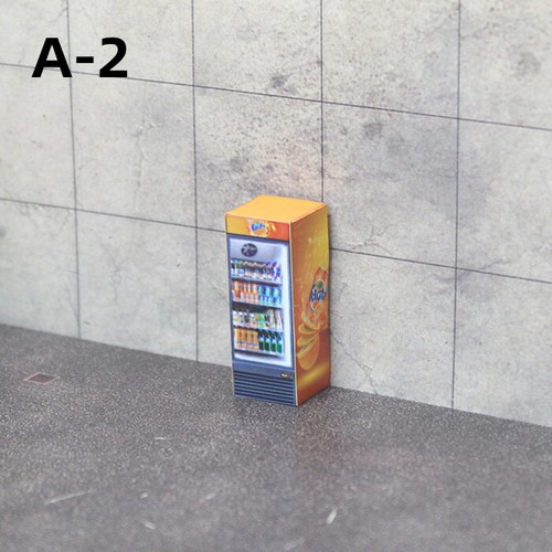 1/64 Diorama Vending Machine Model City Street Beverage Cabinet Scene Prop Model - Picture 10 of 16
