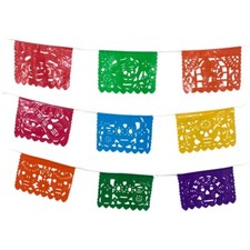 3 Pack Mexican Fiesta Banners Day of the Dead Design Dia de los Muertos