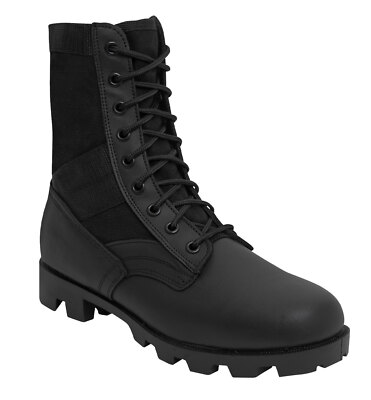 Rothco Jungle Boots - 8 Inch Olive Drab, Black # 5080