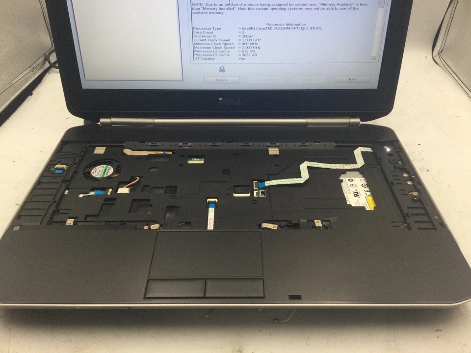 DELL LATITUDE E5420 - BOOTS TO BIOS/BIOS LOCK - INTEL I3 2350 - 2GB RAM -READ-BB - Image 3 of 4