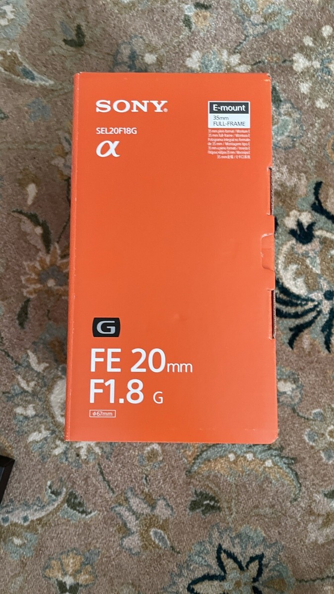 【SONY】FE 20mm F1.8 G SEL20F18G Amazon.com : Sony SEL20F18G - Full Frame Lens FE 20mm F1.8 G