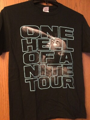 Chris Brown -  One Hell Of A Nite  Tour - 2015 Black Shirt - M - Gildan