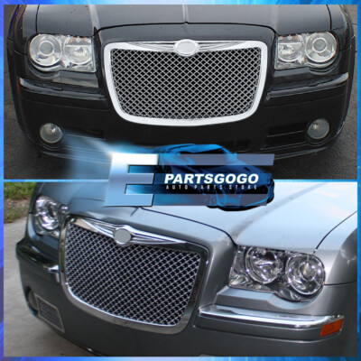 For Chrysler 300 300C 05-10 Front Hood Grill Grille Crossweave