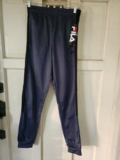 FILA Boys Youth 14/16 Joggers Ombte Gray NWT
