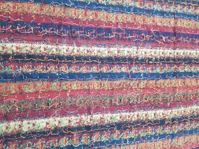 Châle Ancien Victorien En Laine Cachemire Fait Main - Motif Paisley, Dimensions 112x54 Pouces