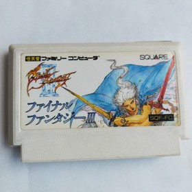Final Fantasy III 3  SQUARE pre-owned Nintendo Famicom NES Teste