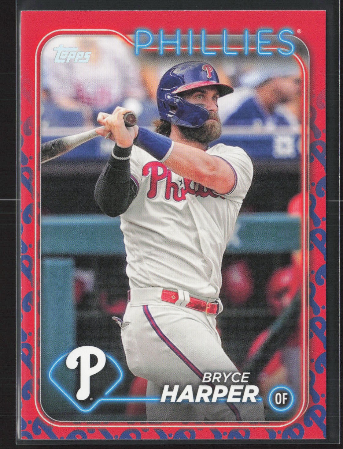 2024 Topps #200 Bryce Harper Team Color Border Variation SSP Phillies