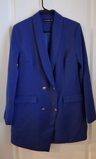 Pretty Little Thing Double Breasted Asymmetrical Blazer Dress Size 8