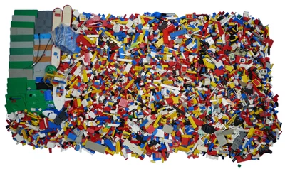 LEGO® 19,9 Kg Teile Konvolut - diverse Teile bunt gemischt viele Farben B-WARE - Bild 1 von 4