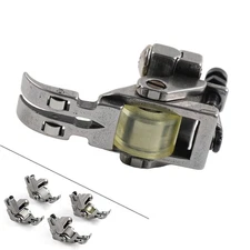 Adjustable Zipper Roller Presser Foot For Industrial Lockstitch Sewing Machines