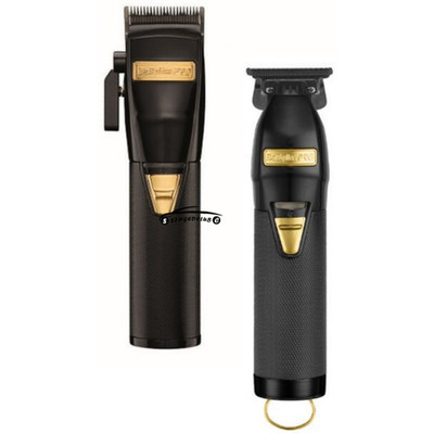 Babyliss Pro BLACKFX FX870BN Clipper & FX787BN Skeleton Trimmer Combo NEW