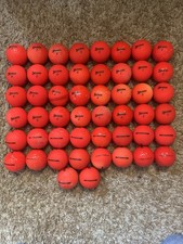 50 Red Srixon 3A/4A Soft Feel Matte Finish Golf Balls