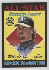 2023 Series 2 1988 Topps All-Star Baseball Black 50/50 Mark McGwire Auto 5m1