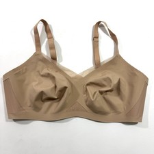 Honeylove Crossover Bra Beige No Pads Size XL 38D 38DD