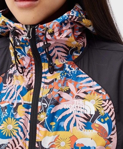 North Face NWT Printed Hydrenaline Windwall Jacket 2000 Size XL MULTI COLOR - Picture 4 of 12