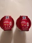 2 set di 3 contenitori McCormick 6 rotondi 16,8 fl oz coperchio a vite 2 tazze ciascuno