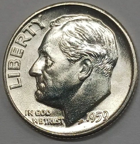 1959-D Silver Roosevelt Dime BU Uncirculated