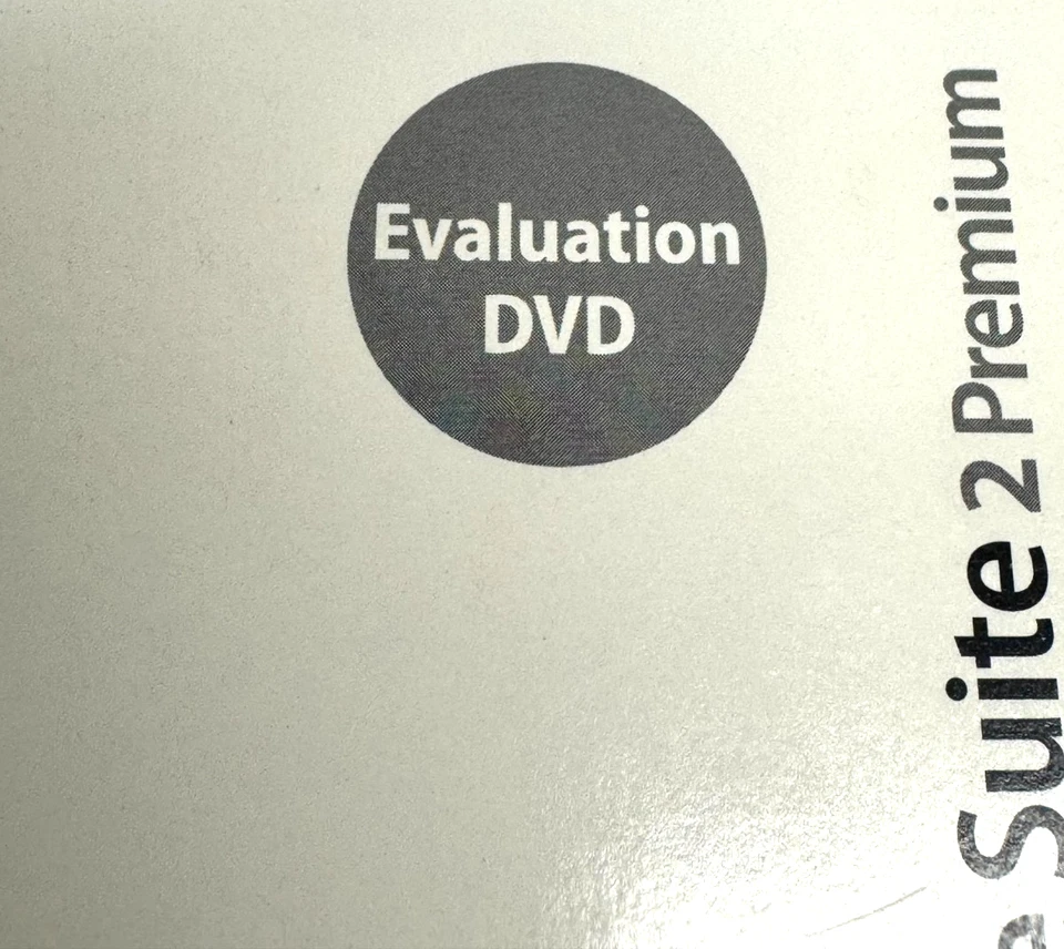 FACTORY SEALED Original Adobe Creative Suite 2 Premium (CS2) Evaluation DVD - Image 2 of 4