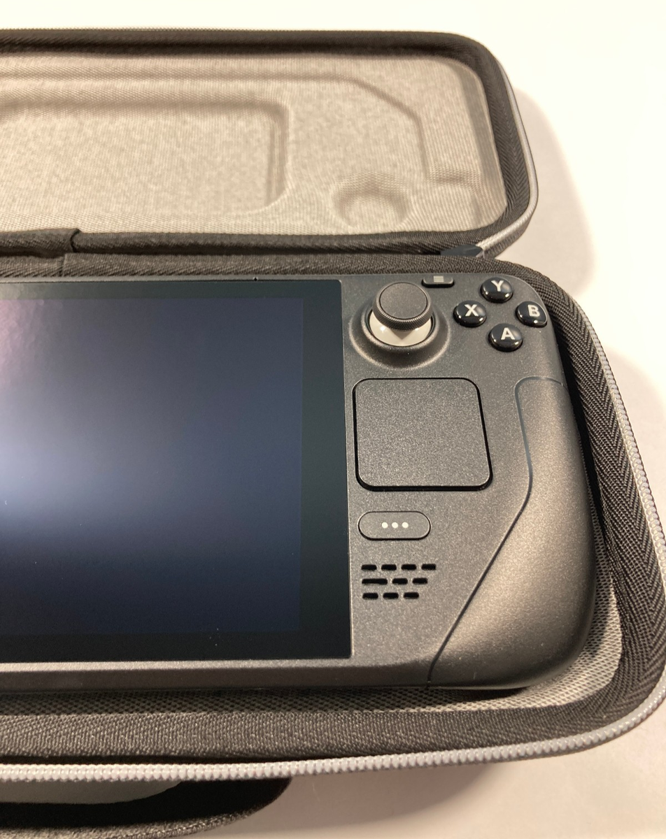 Valve Steam Deck 256GB Handheld System with Blue Logo Case