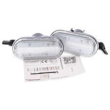 SEITEN BLINKER Blinkleuchten LED Weiss für Dacia Duster I HS 10-18