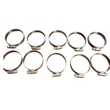 Murray Gold Seal No 28 Hose Clamps 57-33mm 2 1/4-1 5/16 Stainless Steel Lot 10