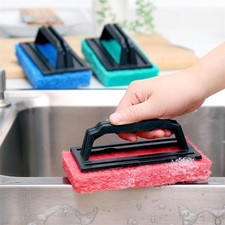 Plastic Pool Cleaning Removing Stains Clean Tool Durable Sponge Brush