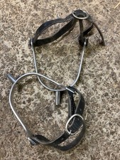 Sprenger stainless steel horse riding spurs with straps (used)