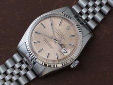 Rolex Datejust 1601, 1978, Salmon Sunburst Pie-Pan Dial, 36mm, Box & Books