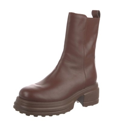 Tod's Leather platform ankle boots