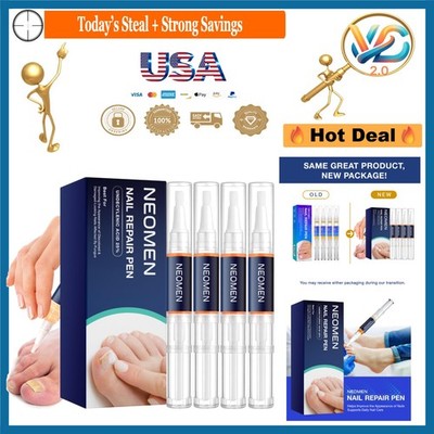 Nail Fungus Pen 4 Pack For Toenails & Fingernails Gel Daily Care