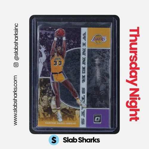 2019 PANINI DONRUSS OPTIC #3 KAREEM ABDUL-JABBAR WINNER STAYS