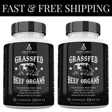 2(PACK) Ancestral Supplements Grass Fed Beef ...
