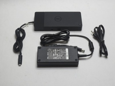 Dell K20A001 USB-C Docking Station w/ 180W AC Adapter WD19 WD19S WD19TBS WD19DC