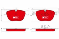 Bremsbelagsatz Scheibenbremse Dtec Cotec TRW GDB1726DTE FüR BMW F85 F86 X5 F15
