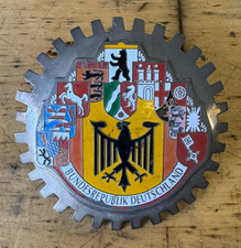 Mercedes Vintage Classic Grille Emblem Badge Bundesrepublik Deutschland Germany Mercedes Vintage Classic Grille Emblem Badge Bundesrepublik Deutschland Germany